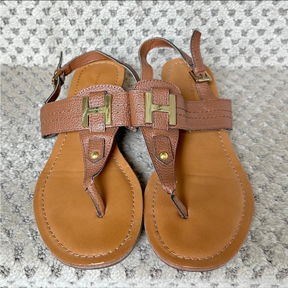 Tommy Hilfiger Brown Sandals